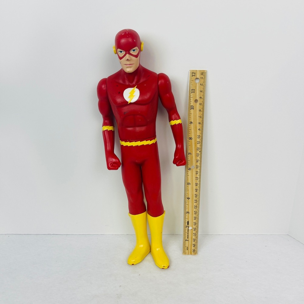 DC Comics The Flash Action Figure 12 Inch Justice League Red Yellow 1999 Good - Picture 5 of 10